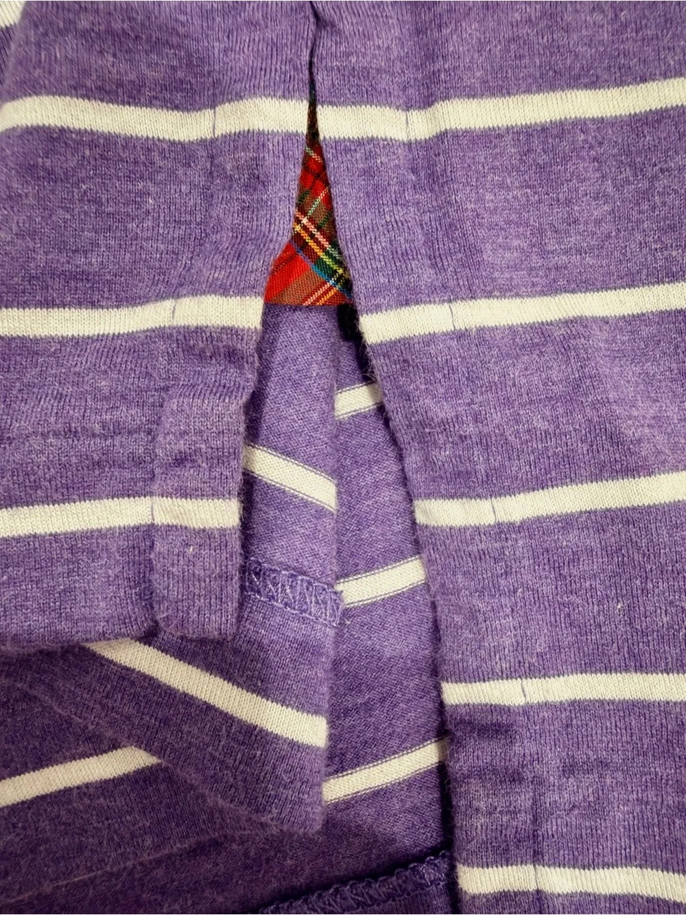 Polo Golf Ralph Lauren Vintage Lisle Polo XL Purple Stripe PVCC Country Clubj